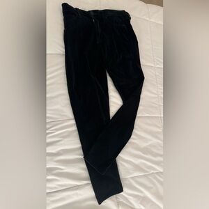 Hudson Velvet Green Jeans Straight Leg Pants